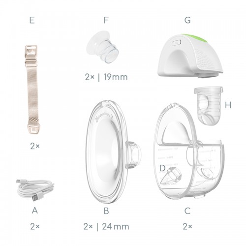 Ardo Melia Wearable Cordless Electric Breast Pump for hands-free, comfortable, and efficient pumping | 2 years warranty 