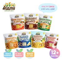 Alamii Kids Puffs | Chicken Mushroom | Cheese | Chocolate | Veggie | Strawberry Yogurt | Peanut Butter | Cheesy Tomato | Kids Snack | Healthy Snack | Halal Snack | 1 years+