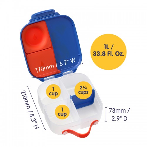 B.box Superman Mini Lunchbox | 3 years+