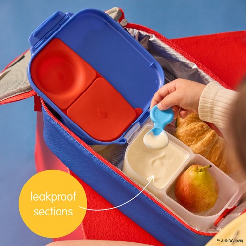B.box Superman Mini Lunchbox | 3 years+
