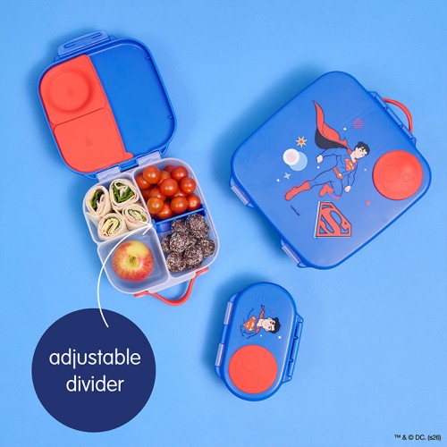 B.box Superman Mini Lunchbox | 3 years+