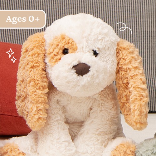 Gund Cozys Puppy 10" Plush Toy | 0 months+ | Baby Soft Toy | Stuffed Toy