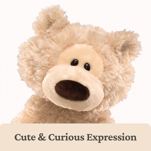 Gund Philbin Classic Teddy Bear 12" Plush Toy - Beige |  1 year+ | Baby Soft Toy | Stuffed Toy