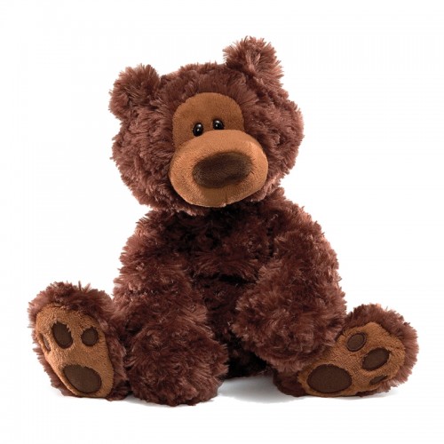 Gund Philbin Classic Teddy Bear 12" Plush Toy - Chocolate |  1 year+ | Baby Soft Toy | Stuffed Toy