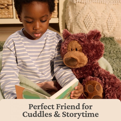 Gund Philbin Classic Teddy Bear 12" Plush Toy - Chocolate |  1 year+ | Baby Soft Toy | Stuffed Toy