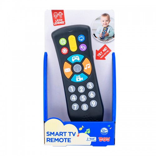 Hap-P-Kid Little Learner Smart TV Remote | Toy remote Control | Toddler Learning Toy | 12 months+