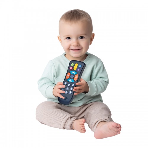 Hap-P-Kid Little Learner Smart TV Remote | Toy remote Control | Toddler Learning Toy | 12 months+