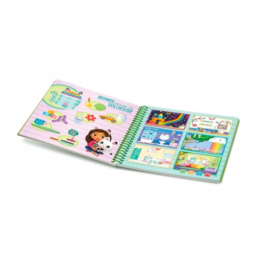 LeapFrog Leapstart Reading Buddies : Mots « Paw-Tastic » et Chats Gabby Cats, Livre de Maison de poupée Gabby, éducatif et interactif, Compatible avec Les systèmes LeapStart, pour Enfants de 3, 4