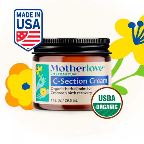 MotherLove C Section Cream (1 oz) | Made in USA | Organic MotherLove C Section Cream (1 oz) | Made in USA | Organic