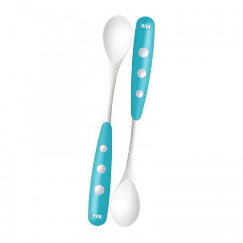 NUK Easy Learning Feeding Spoon 2pcs/pack | Made in Germany | 6 months+ | Baby Spoon | Ideal for Tall Jar
