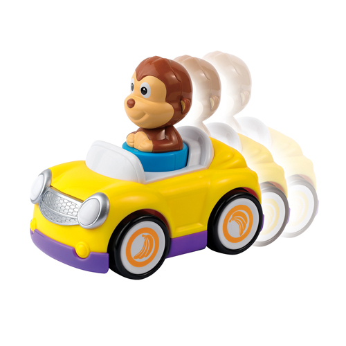 Hap-P-Kid Little Learner Push & Go Racer (Red/Yellow)