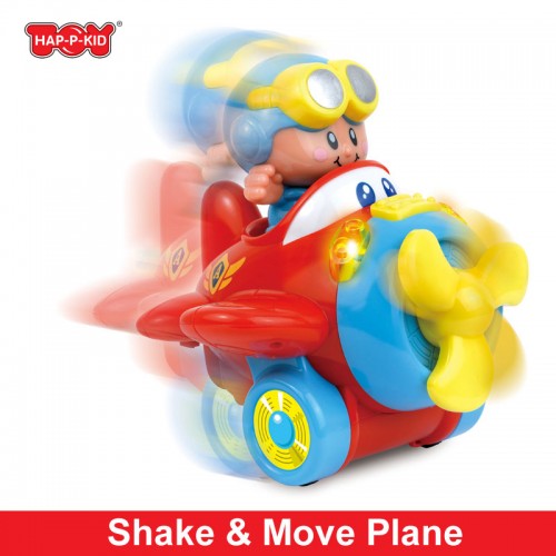 Hap-P-Kid Little Learner Shake & Move Plane