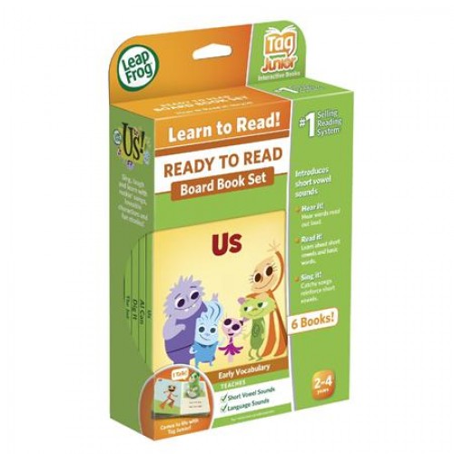 Leap Frog Tag Junior Ready to Read Board Books Early Vocabulary Short Vowel NEW