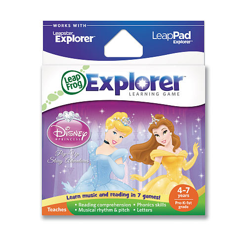 NEW LEAP FROG LEAPSTER LEAPPAD EXPLORER GAME DISNEY PRINCESS POP UP STORY  4-7 