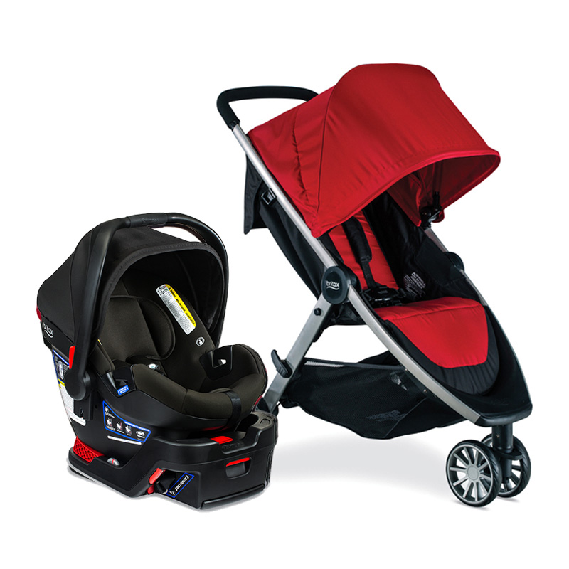 Britax B-Lively Stroller + B-safe Gen2 Infant Car Seat | Travel System