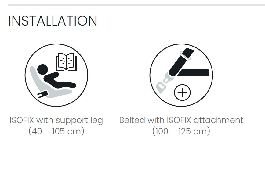 Instalación Britax Römer Swivel Grow Max Air