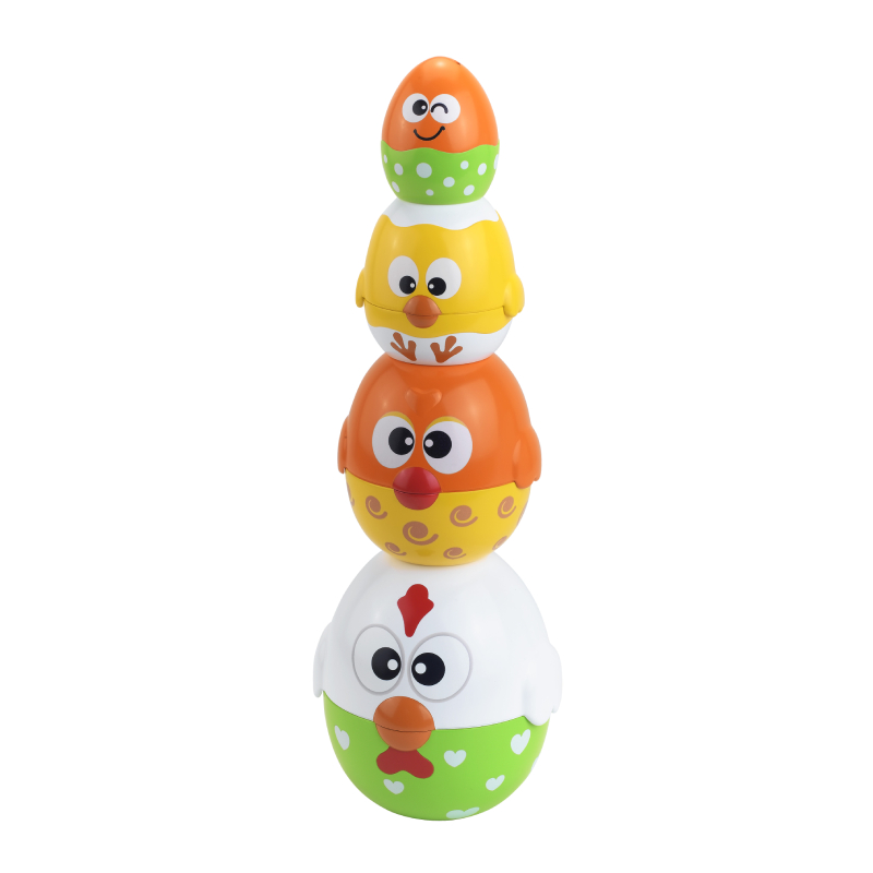 Hap-P-Kid Little Learner Chicken & Egg Stacking Cup