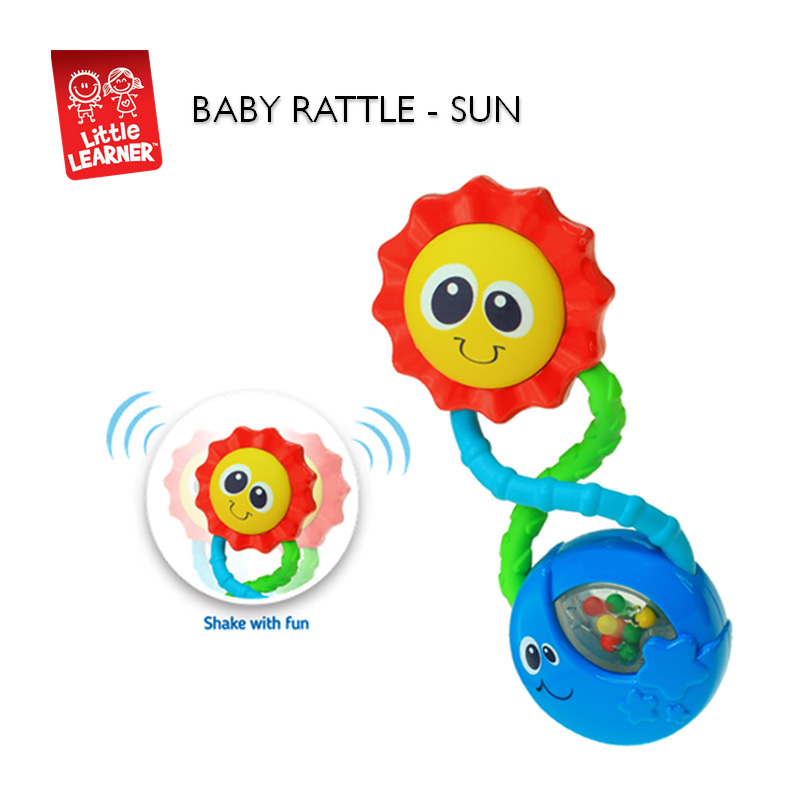 Hape Stay-Put Rattles 3-Piece Baby Set With Suction Cups – Colorful Sea...