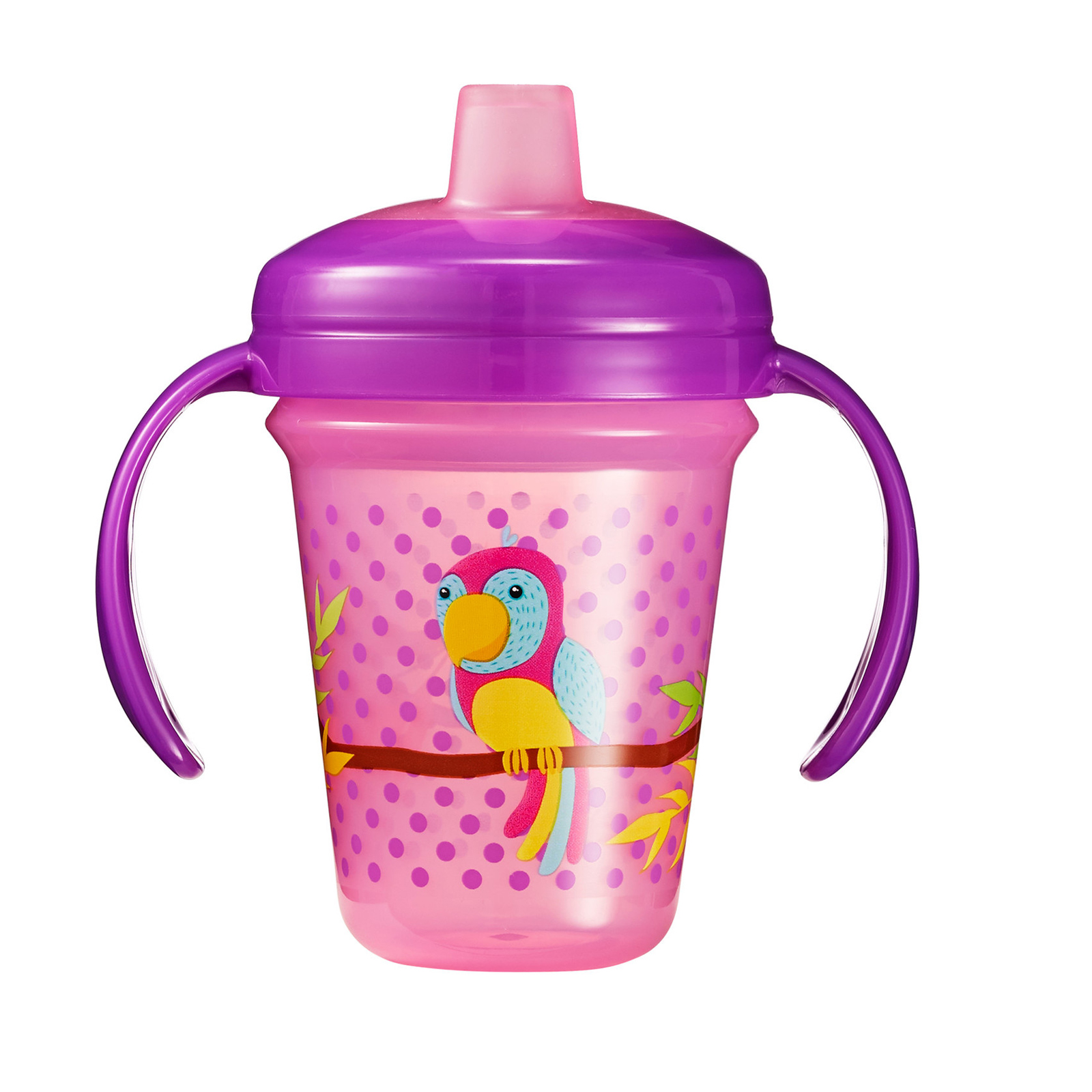 THE FIRST YEARS Stackable 7oz Soft Spout Trainer Cup - Parrot
