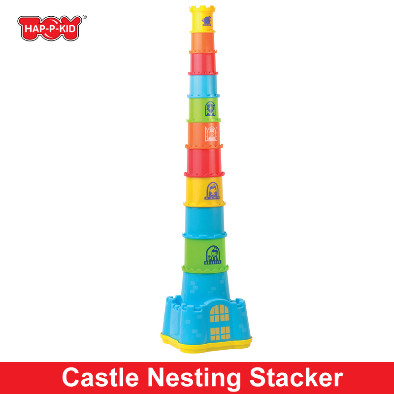 Hap-P-Kid Little Learner Castle Nesting Stacker